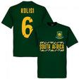South Africa Rugby Team Kolisi 6 T-shirt - Bottle Green_2