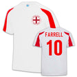 Farrell England Rugby Sports Training Jersey (White)_0