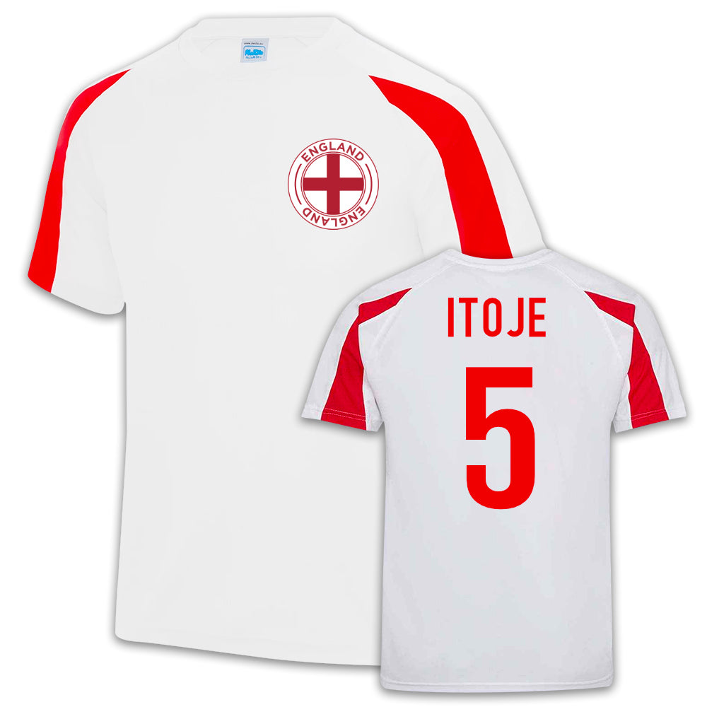 Itoje England Rugby Sports Training Jersey (White)_0