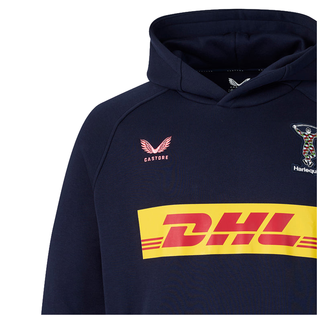 2026-2027 Harlequins Travel Hoodie (Navy)_3