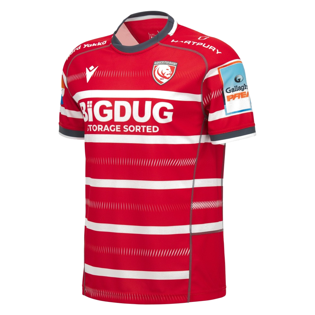 2026-2027 Gloucester Rugby Poly Home Replica Shirt (Your Name)_2