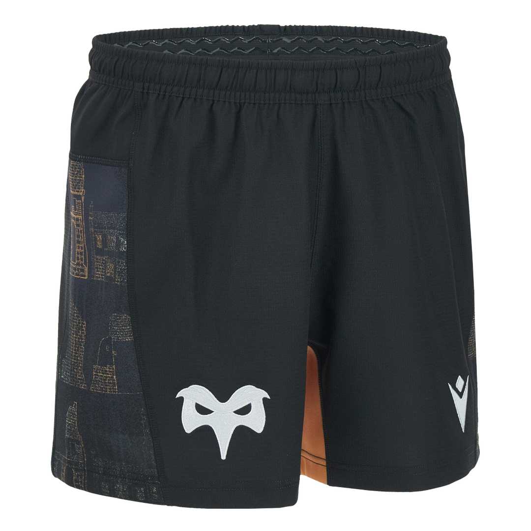 2026-2027 Ospreys Rugby Home Shorts (Black) - Kids_0