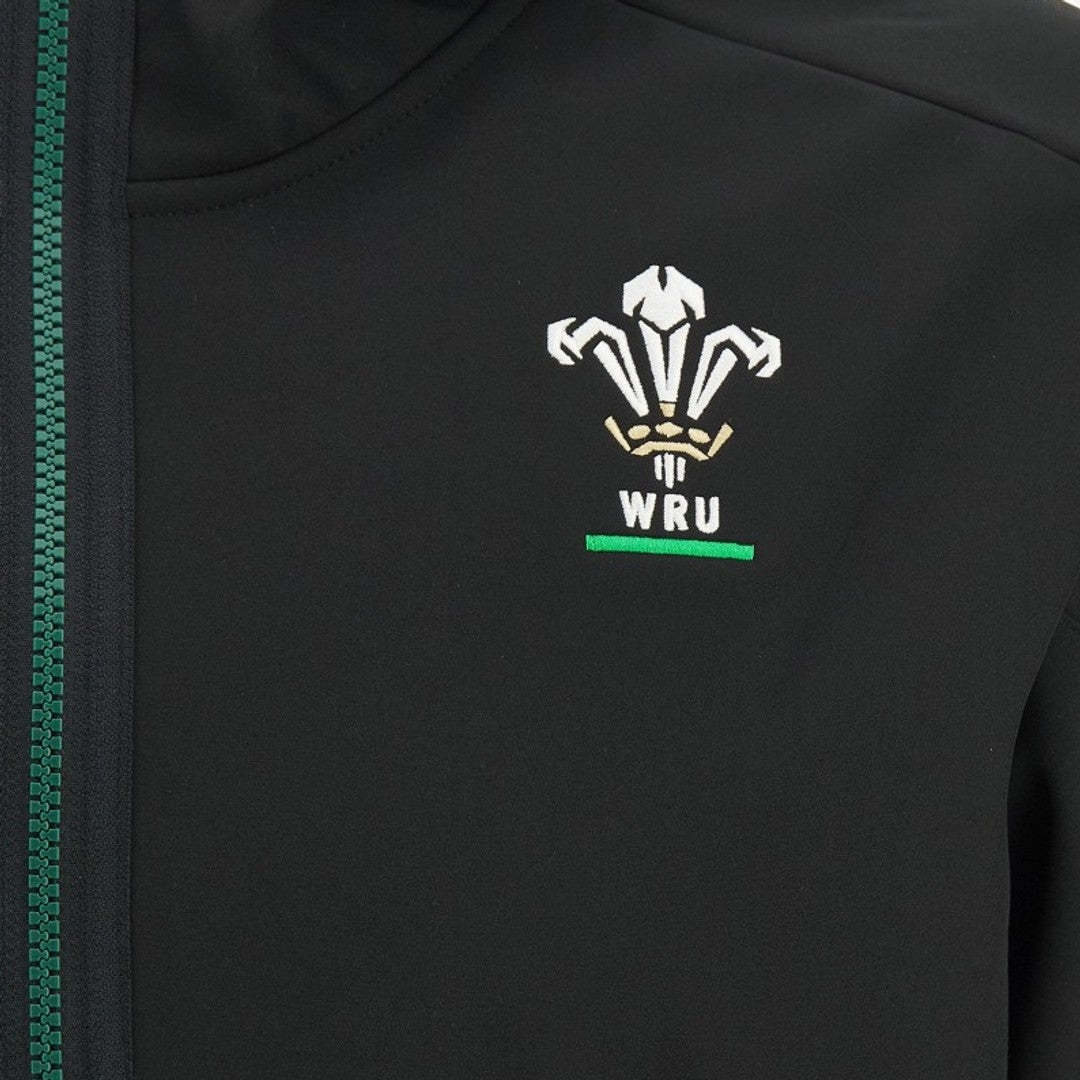 2026-2027 Wales WRU Travel Softshell Jacket (Black) - Kids_3