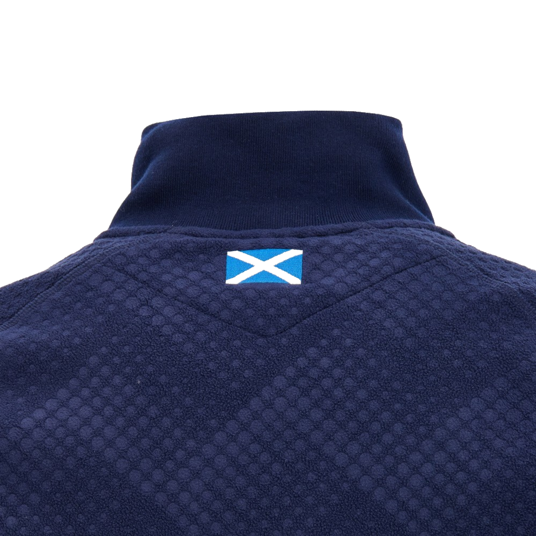 2026-2027 Scotland Rugby Quarter Zip Fleece Top (Navy)_4
