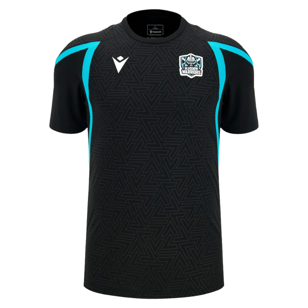 2026-2027 Glasgow Warriors Poly Training Shirt (Black) (Your Name)_2