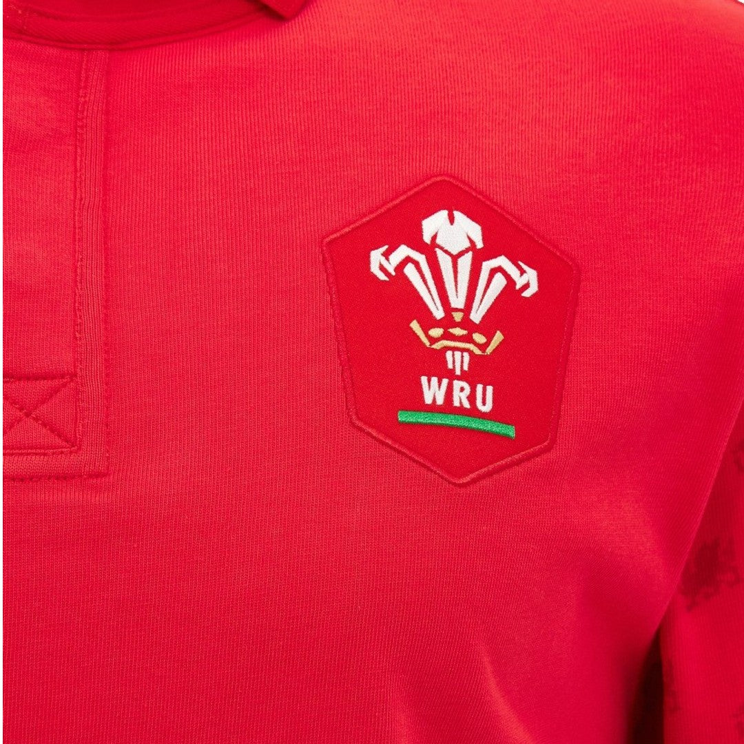 2026-2027 Wales WRU Rugby Home Cotton Long Sleeve Shirt_3