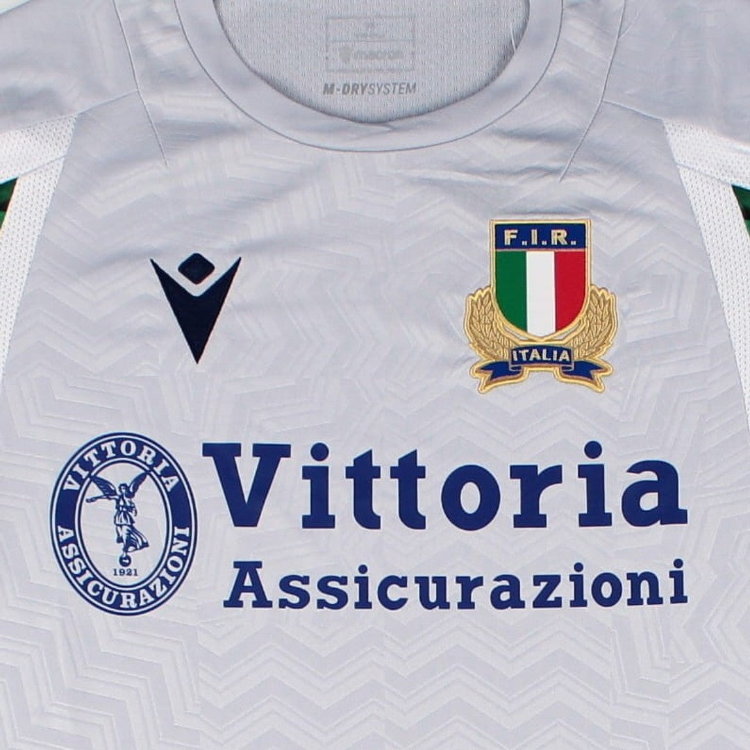 2026-2027 Italy Rugby Staff Training Shirt (Grey)_3