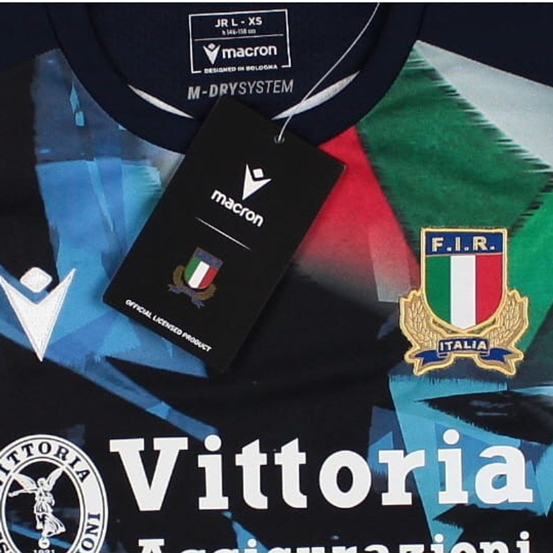 2026-2027 Italy Rugby Training Player Shirt (Navy) - Kids_3