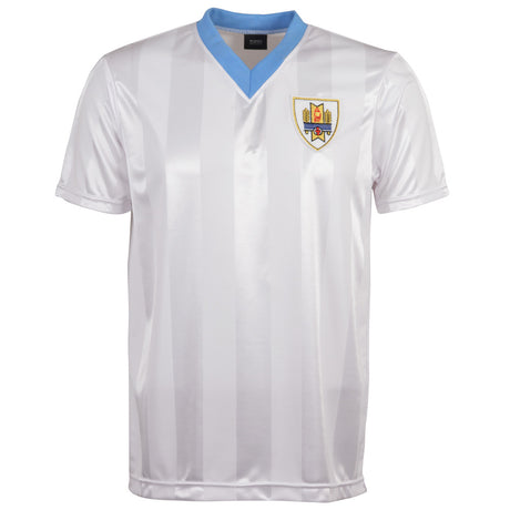 Uruguay 1986 World Cup Kids Retro Football Shirt_0