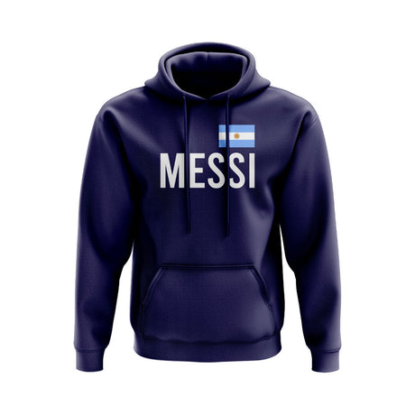 Lionel Messi Argentina Name Hoody (Navy)_0