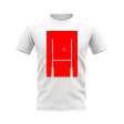 England Rugby Posts T-Shirt (White)_0
