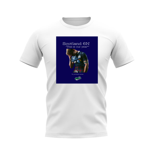Scotland Our Year Rugby T-shirt - Version 1 (White/Navy)_0
