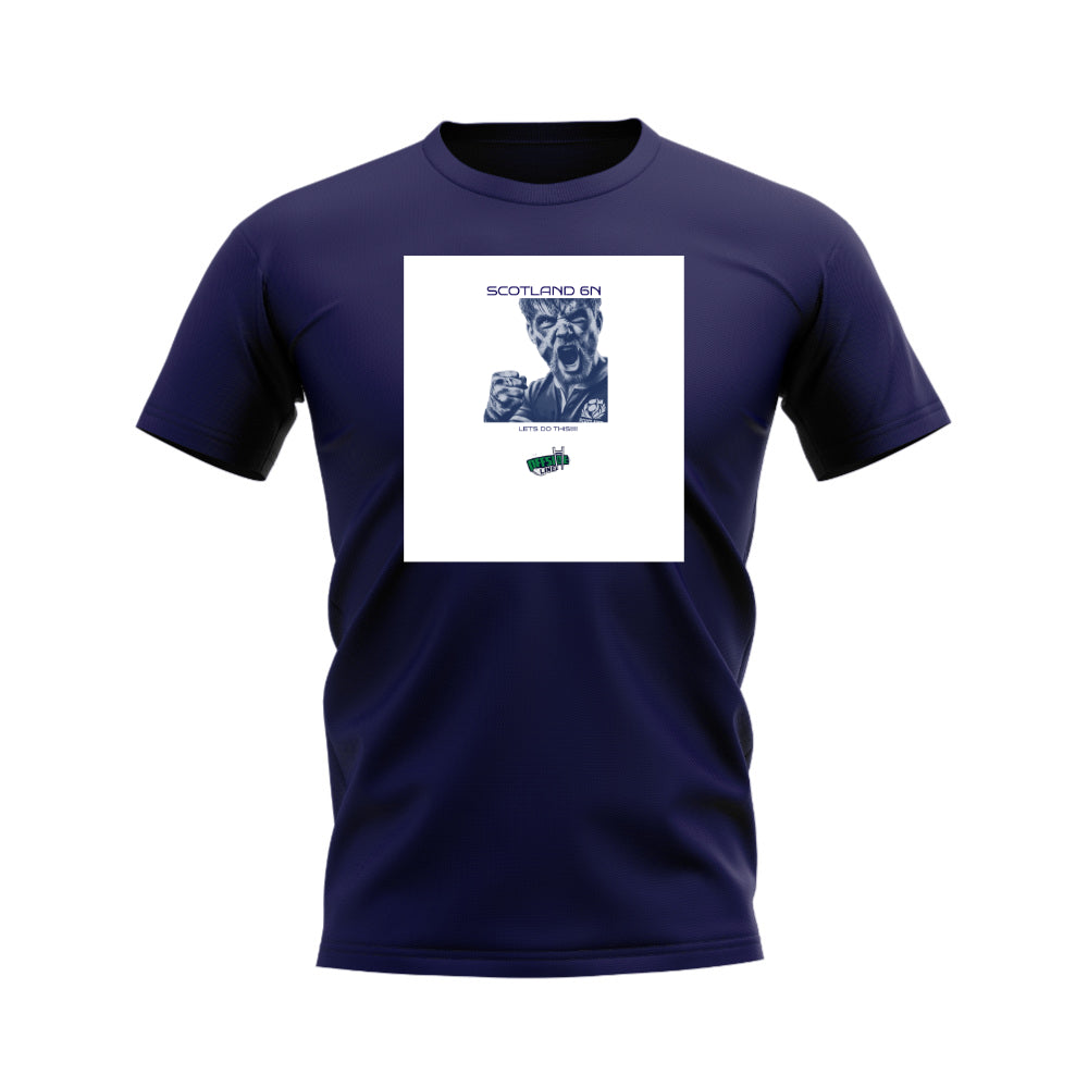 Scotland Lets Do This Rugby T-Shirt (Navy/White)_0