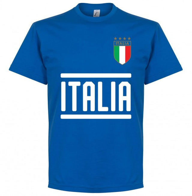 Italy Team T-Shirt - Royal_0