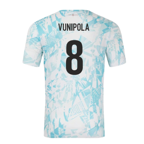 2024-2025 England Rugby Warm Up Jersey (White) (Vunipola 8)_2