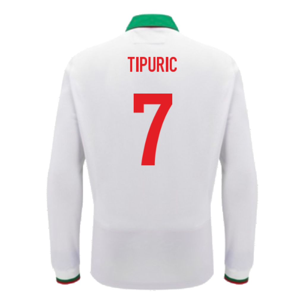 2024-2025 Wales Away Cotton LS Rugby Shirt (Tipuric 7)_2