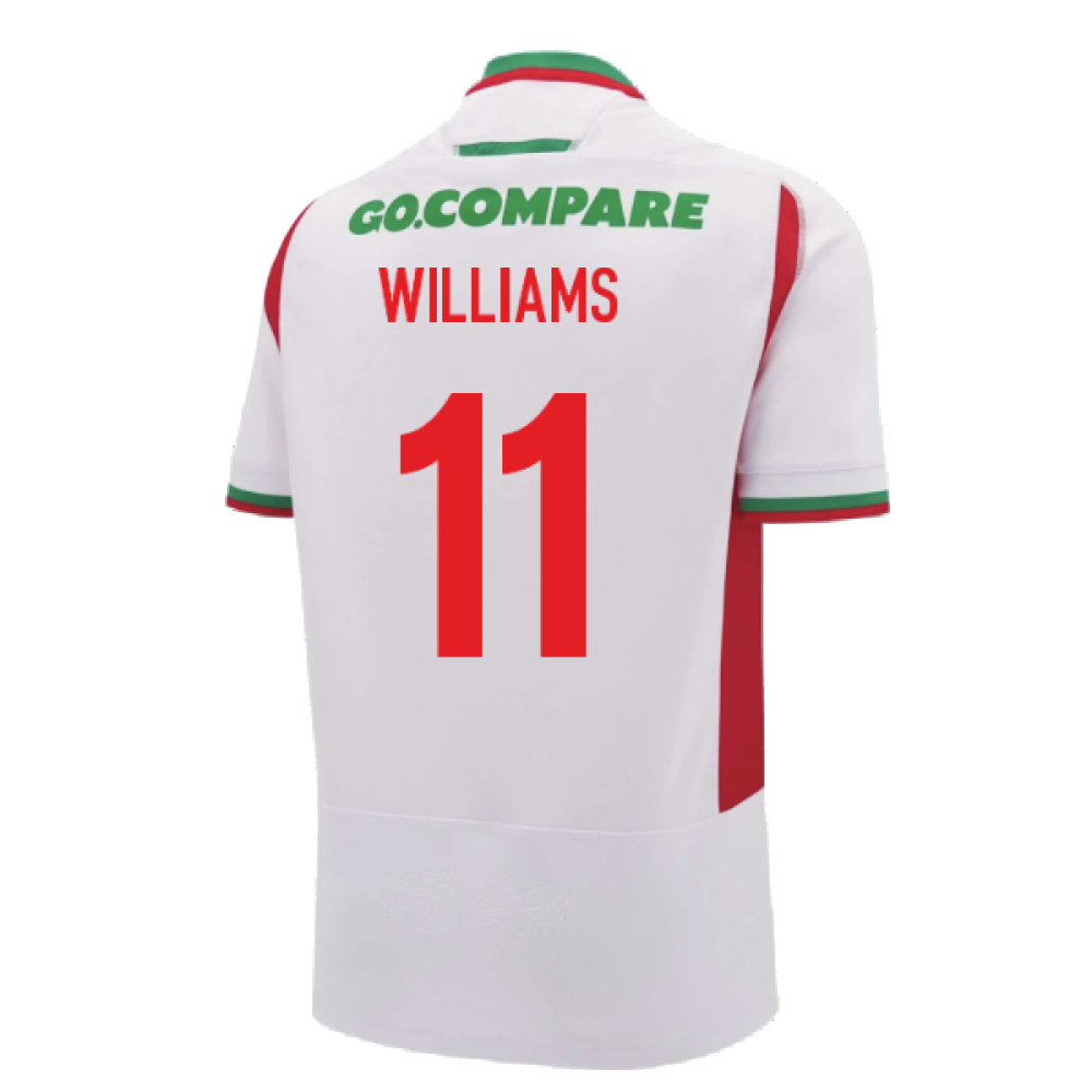 2024-2025 Wales Rugby Away Replica Shirt (Williams 11)_2