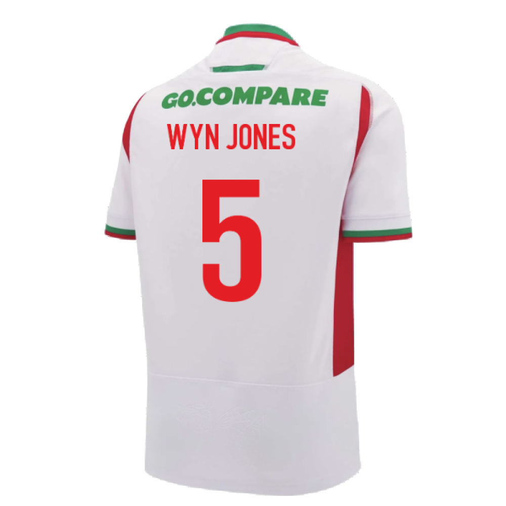 2024-2025 Wales Rugby Away Replica Shirt (Wyn Jones 5)_2