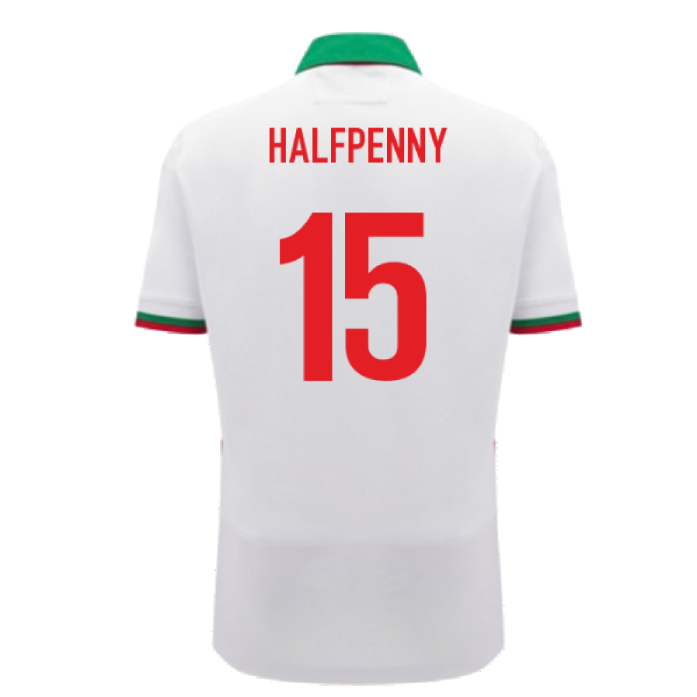 2024-2025 Wales WRU Away Cotton Rugby Shirt (Halfpenny 15)_2