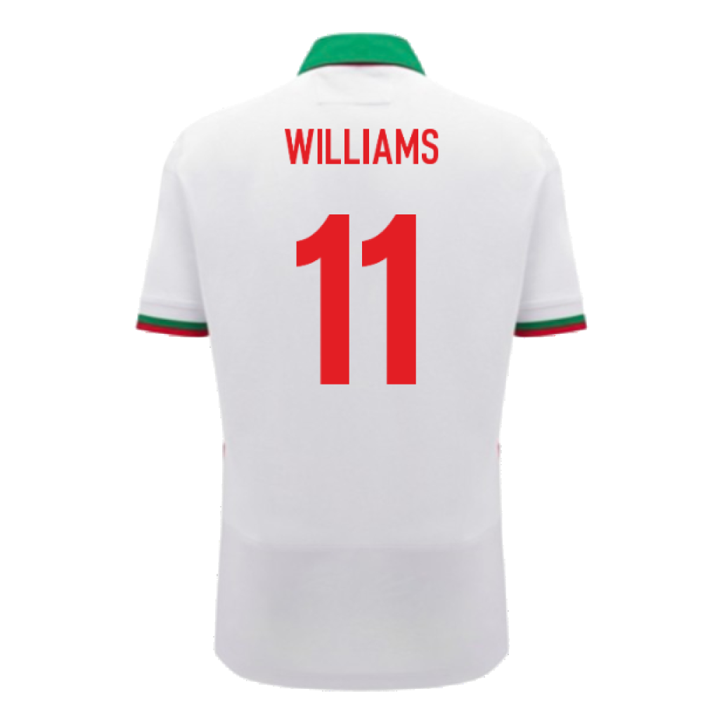 2024-2025 Wales WRU Away Cotton Rugby Shirt (Williams 11)_2