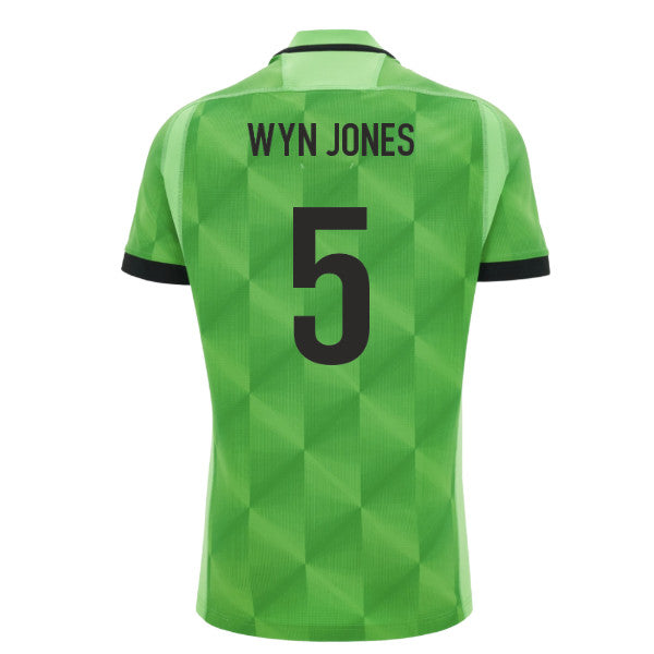 2026-2027 Wales WRU Training Rugby Shirt (Neon Green) (Wyn Jones 5)_0