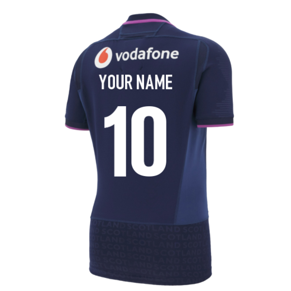 2025-2026 Scotland Home Rugby Slim Fit Shirt (Your Name)_0