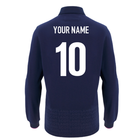 2025-2026 Scotland Rugby LS Cotton Home Shirt (Your Name)_0