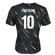 2025-2026 Northampton Saints Warm Up Shirt (Black) (Your Name)_0