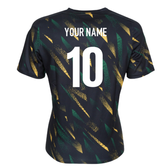 2025-2026 Northampton Saints Warm Up Shirt (Black) (Your Name)_0
