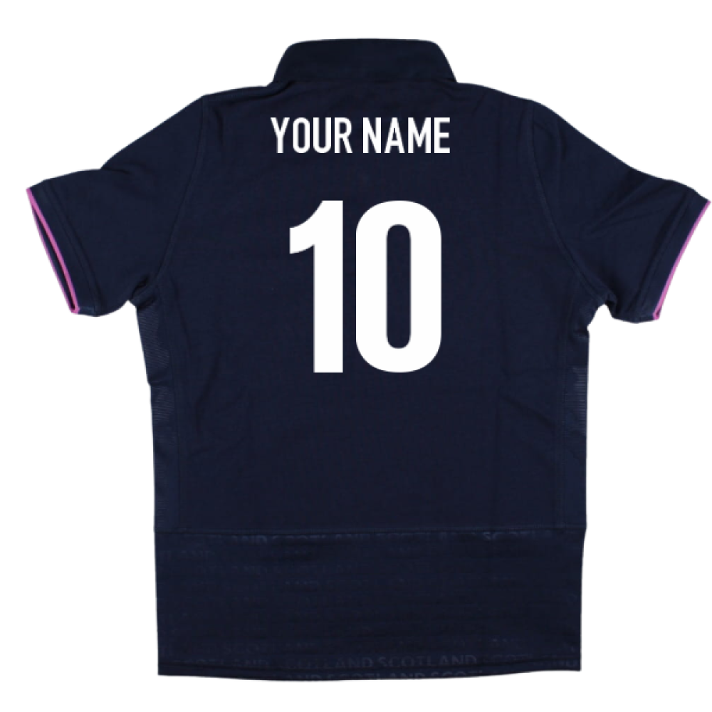 2025-2026 Scotland Home Cotton Rugby Shirt (Kids) (Your Name)_0