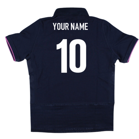 2025-2026 Scotland Home Cotton Rugby Shirt (Kids) (Your Name)_0