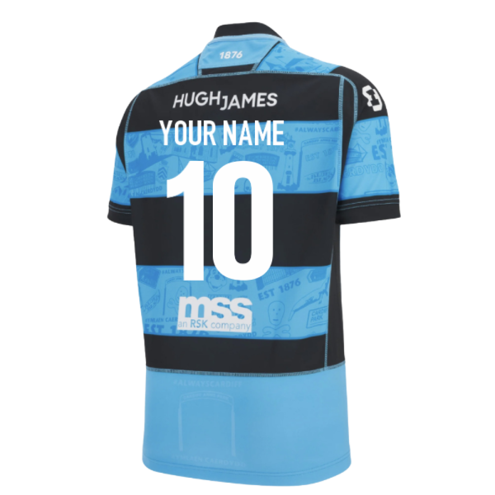 2025-2026 Cardiff Blues Home Poly Rugby Shirt (Your Name)_0