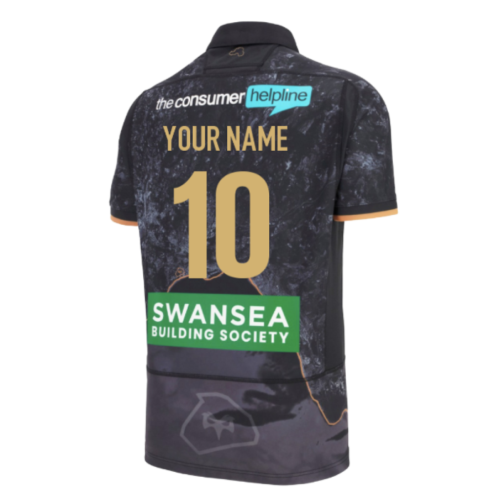 2025-2026 Ospreys Home Rugby Shirt (Kids) (Your Name)_0