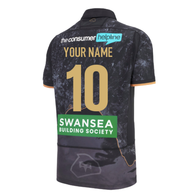 2025-2026 Ospreys Home Poly Replica Rugby Shirt (Your Name)_0