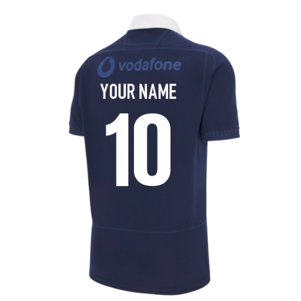 Scotland SRU Murrayfield 100 Year Anniversary Rugby Shirt (Kids) (Your Name)_0