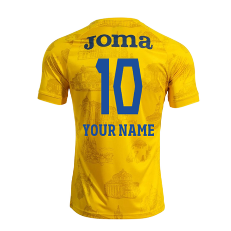 2025-2026 Romania Pre Match Shirt (Yellow) (Your Name)_0
