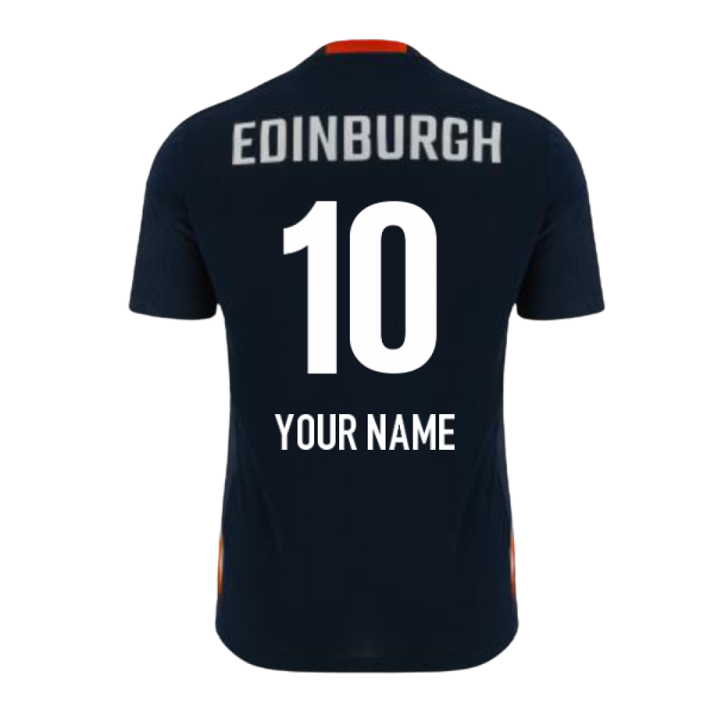 2023-2024 Edinburgh Rugby Training Player Shirt (Navy) (Your Name)_0