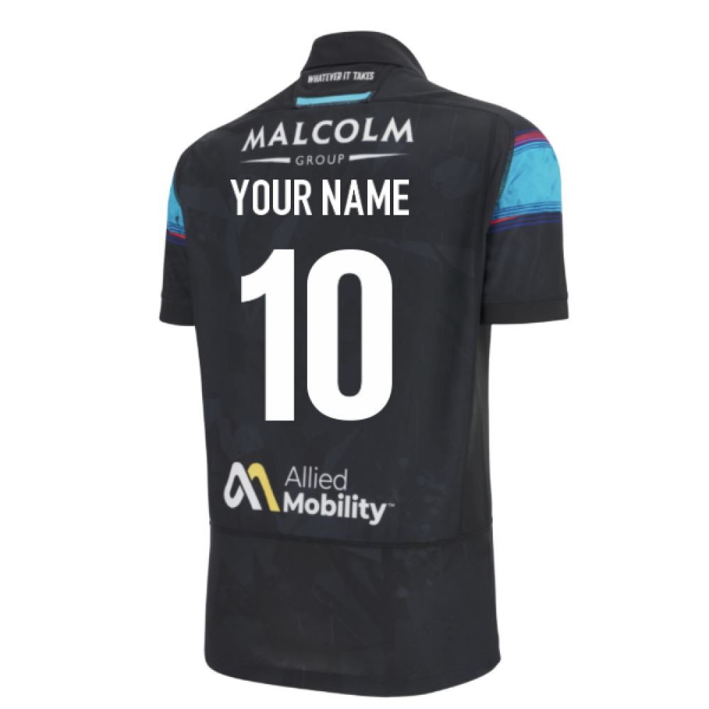 2025-2026 Glasgow Warriors Euro Replica Rugby Shirt (Your Name)_0