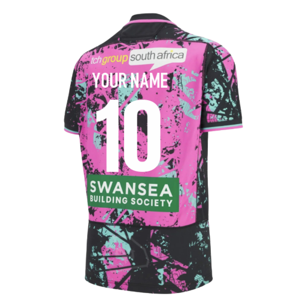 2025-2026 Ospreys Rugby Euro Poly Replica Shirt (Your Name)_0