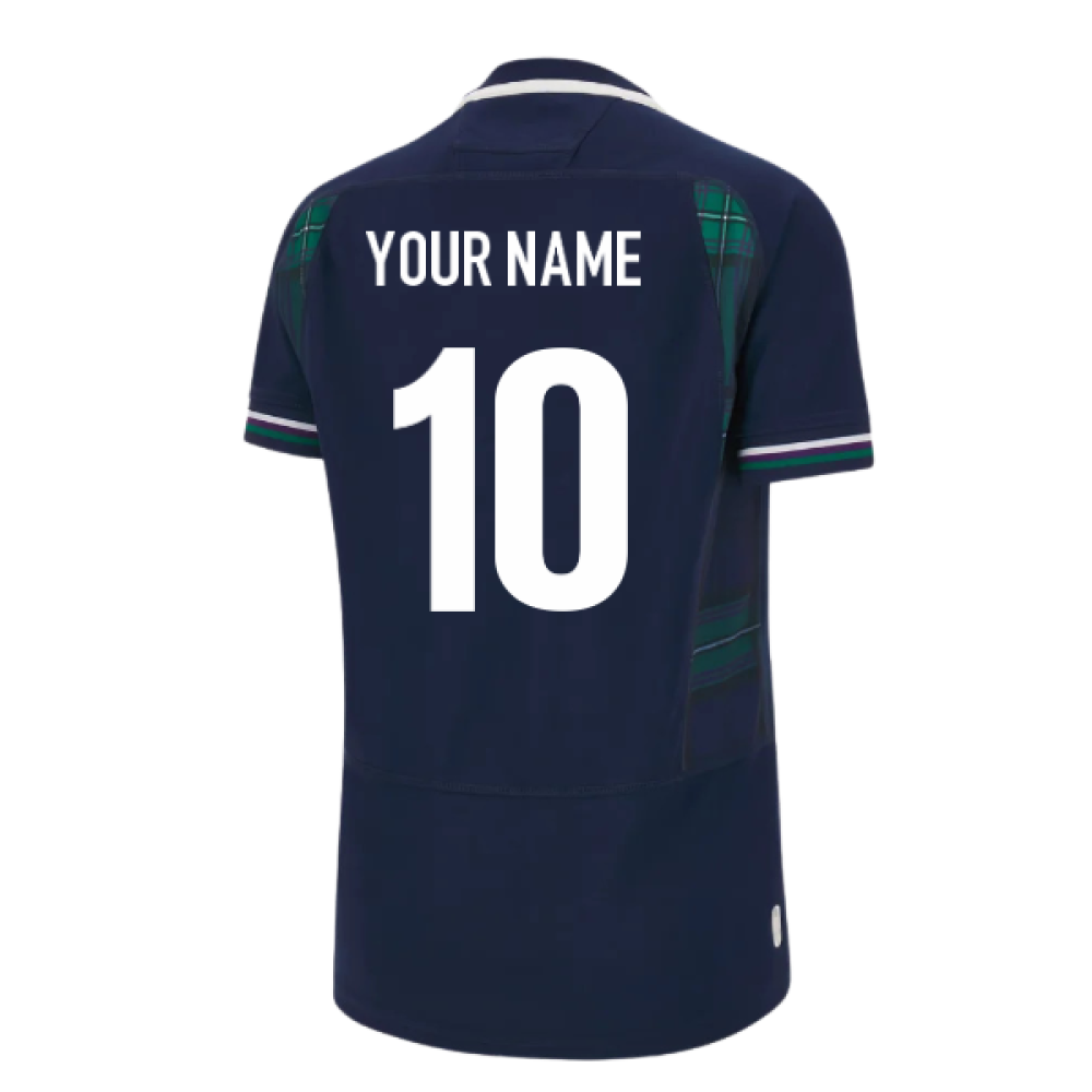 Scotland RWC 2023 Home Rugby Poly Replica Shirt (Ladies) (Your Name)_0