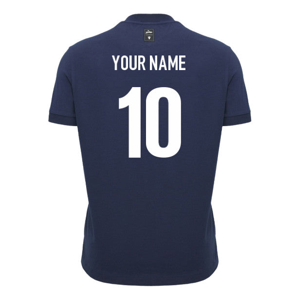 2026-2027 Sale Sharks Travel Cotton T-Shirt (Navy) (Your Name)_0