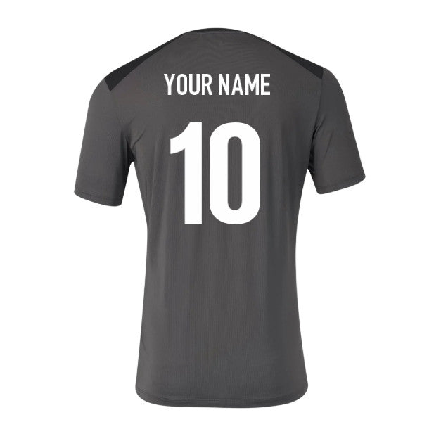 2026-2027 Saracens Rugby Training Shirt (Grey) (Your Name)_0