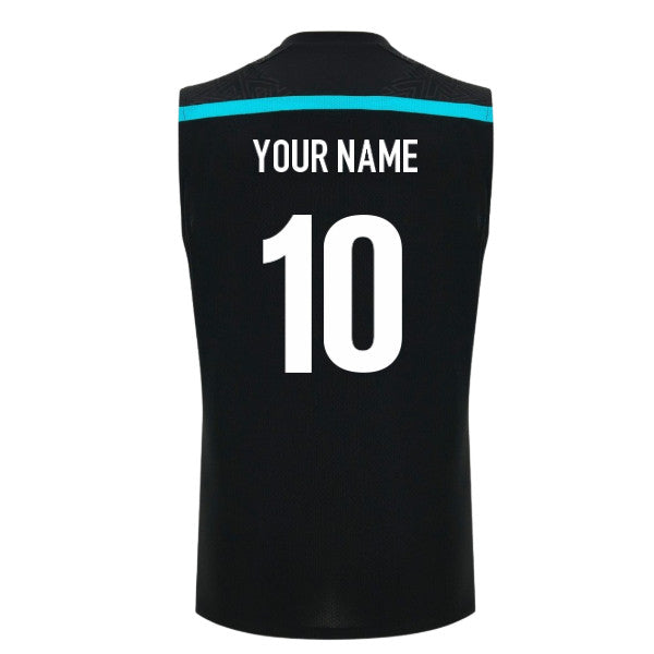 2026-2027 Glasgow Warriors Sleeveless Poly Training Shirt (Black) (Your Name)_0