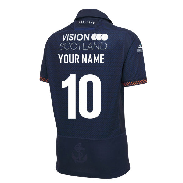 2026-2027 Edinburgh Rugby Poly Home Shirt - Kids (Your Name)_0