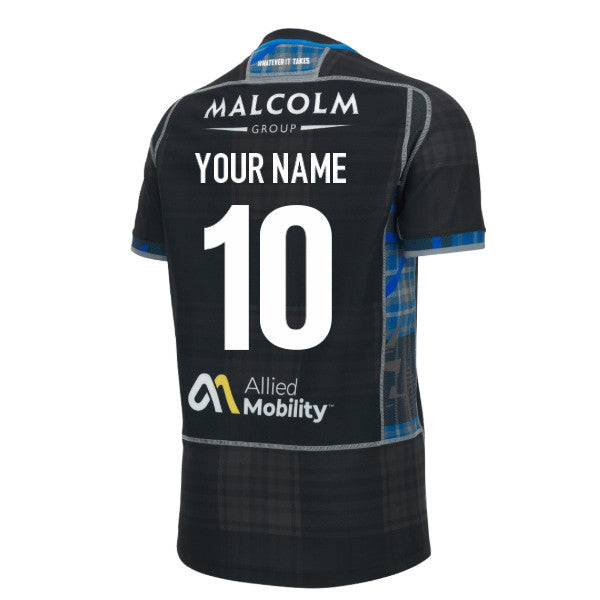 2026-2027 Glasgow Warriors Authentic Slim Fit Home Shirt (Your Name)_0