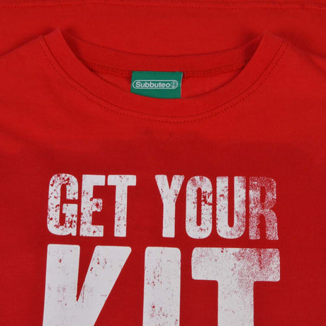 Subbuteo Get Your Kit Off T-Shirt - Red_1