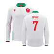 2024-2025 Wales Away Cotton LS Rugby Shirt (Tipuric 7)_2