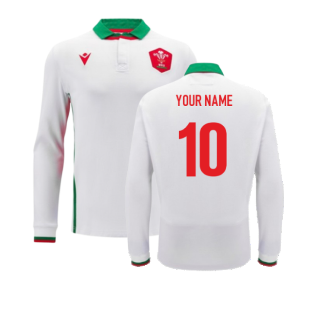 2024-2025 Wales Away Cotton LS Rugby Shirt (Your Name)_2