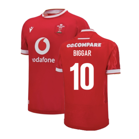 2024-2025 Wales Home Poly Replica Rugby Shirt (Biggar 10)_2