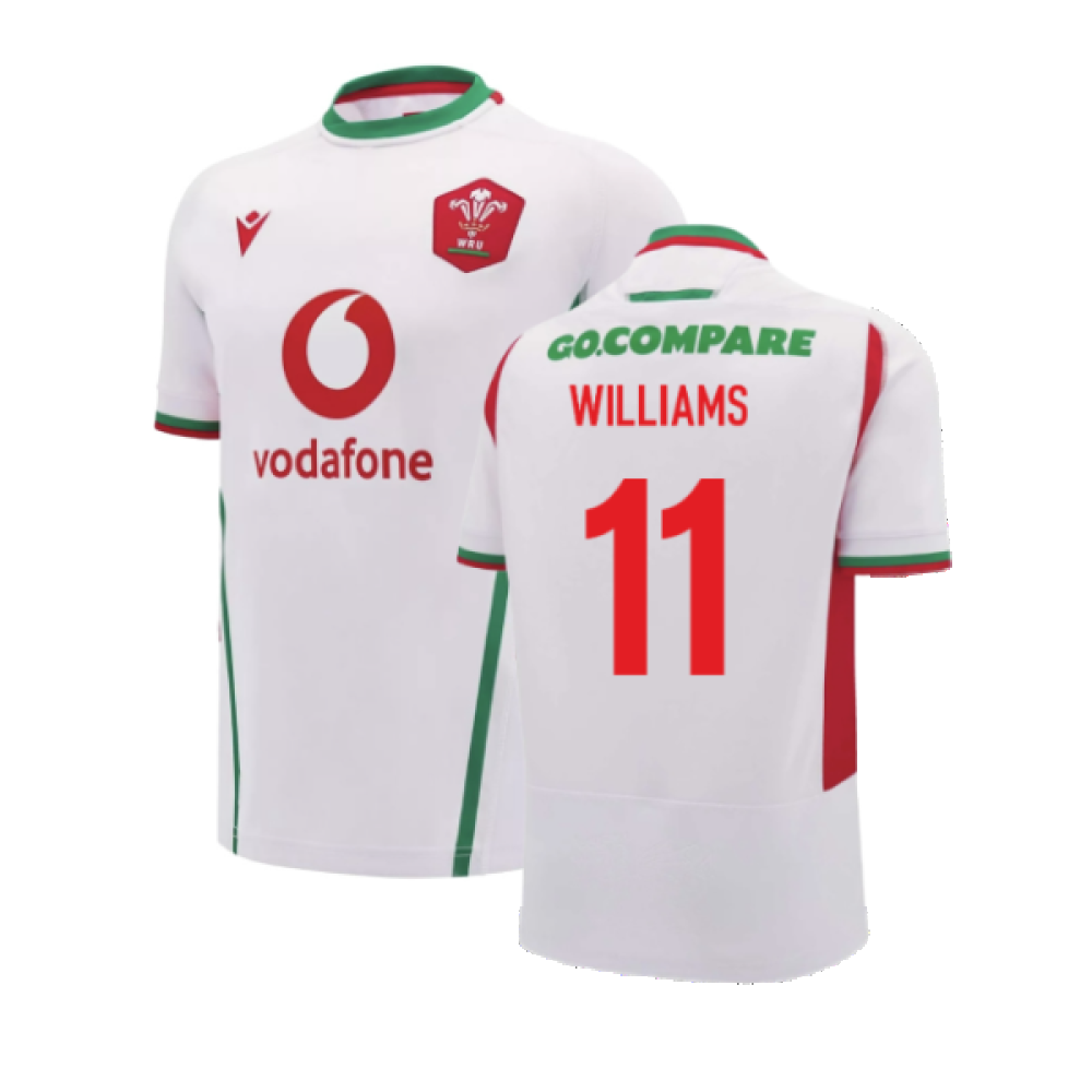 2024-2025 Wales Rugby Away Replica Shirt (Williams 11)_2